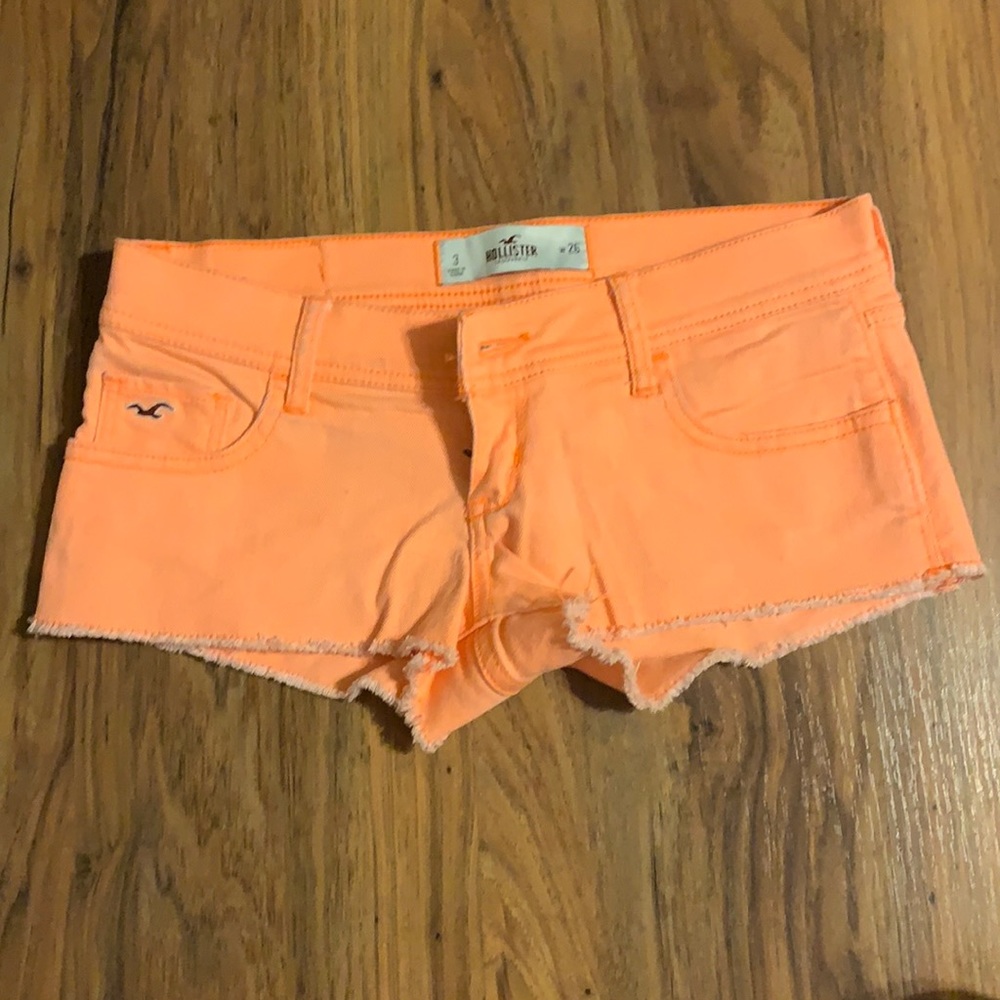 Hollister orange shorts